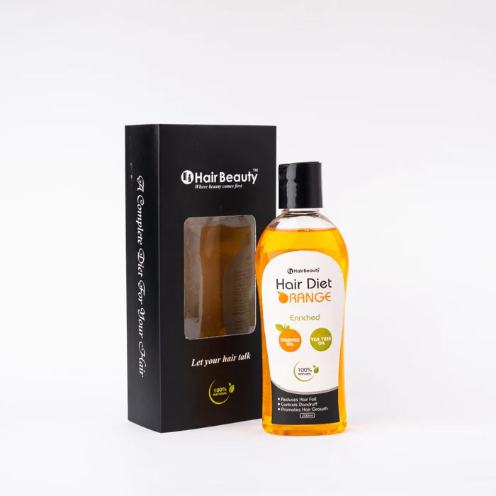 DSC08993 Hair Diet Orange Shampoo bottle with citrus extract for nourishing and strengthening hair