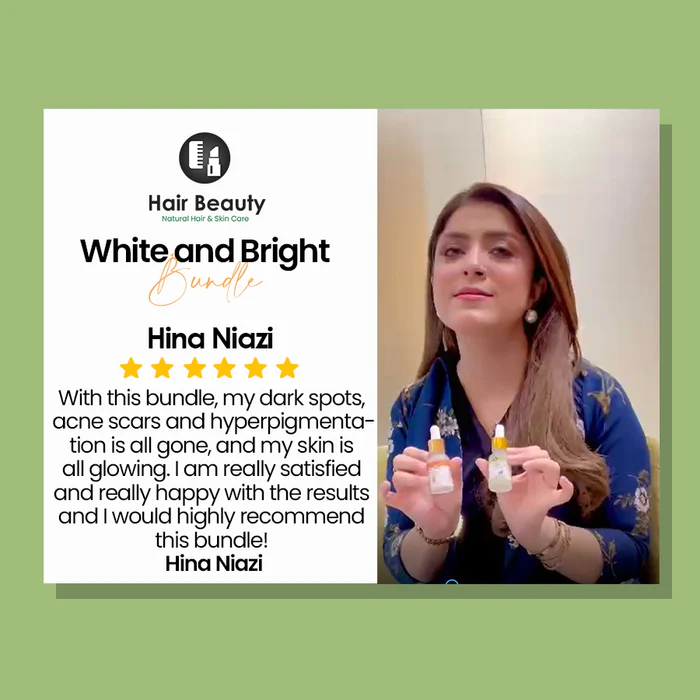 White & Bright Bundle White & Bright Bundle – Hyperpigmentation & Skin Glow Treatment Set