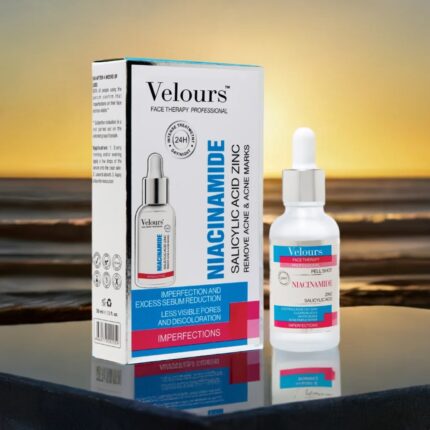 Velours Pell Shot Niacinamide & Salicylic Acid Serum for clear, smooth, and glowing skin — oil control and pore care formula