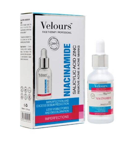 Velours Pell Shot Niacinamide & Salicylic Acid Serum for clear, smooth, and glowing skin — oil control and pore care formula