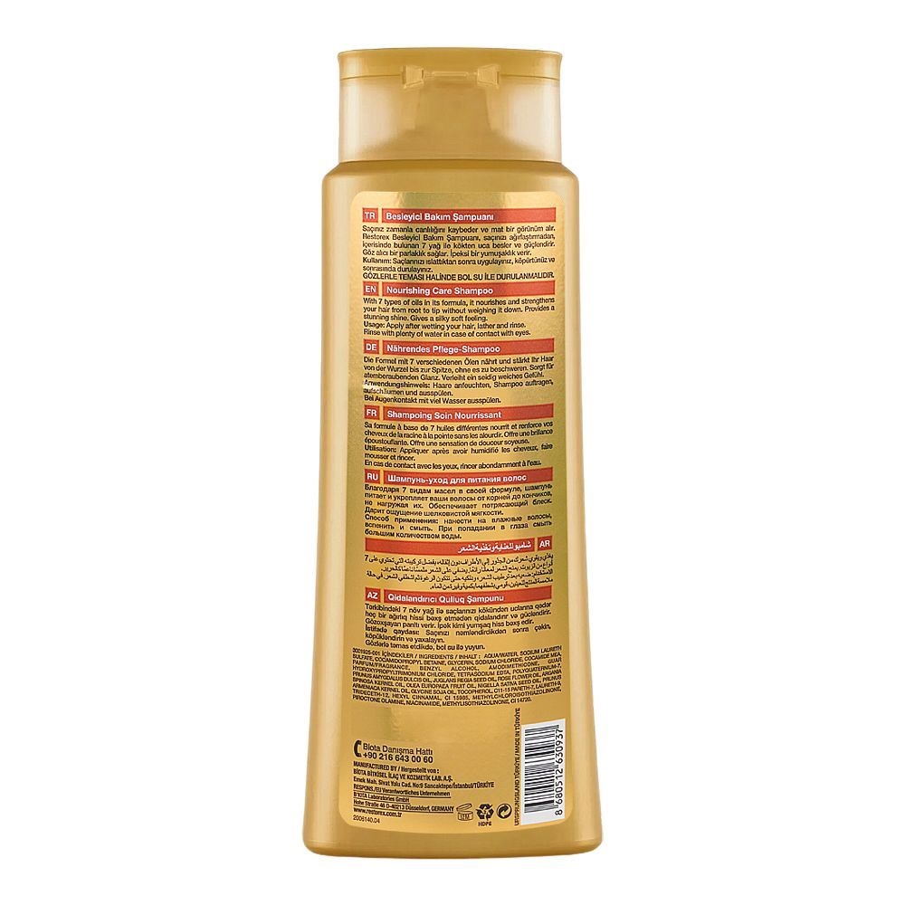Restorex Nourishing Care Shampoo 500ml Rejuvenating Hair Care Shampoo 500ml
