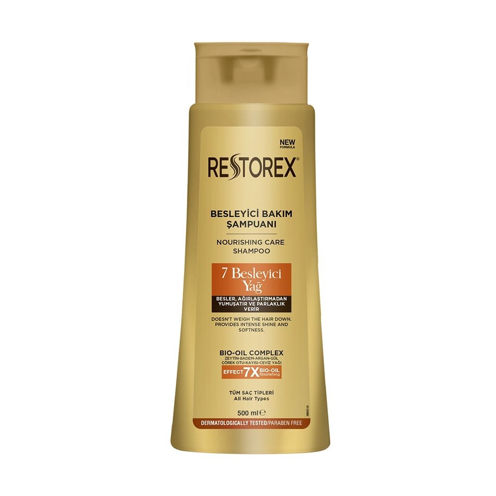 Restorex Nourishing Care Shampoo 500ml Hydrating Hair Care Shampoo